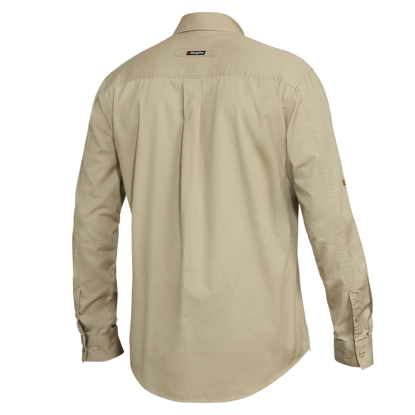 King Gee K14350 Tradies Lightweight Cotton Drill Long Sleeve Work Shirt