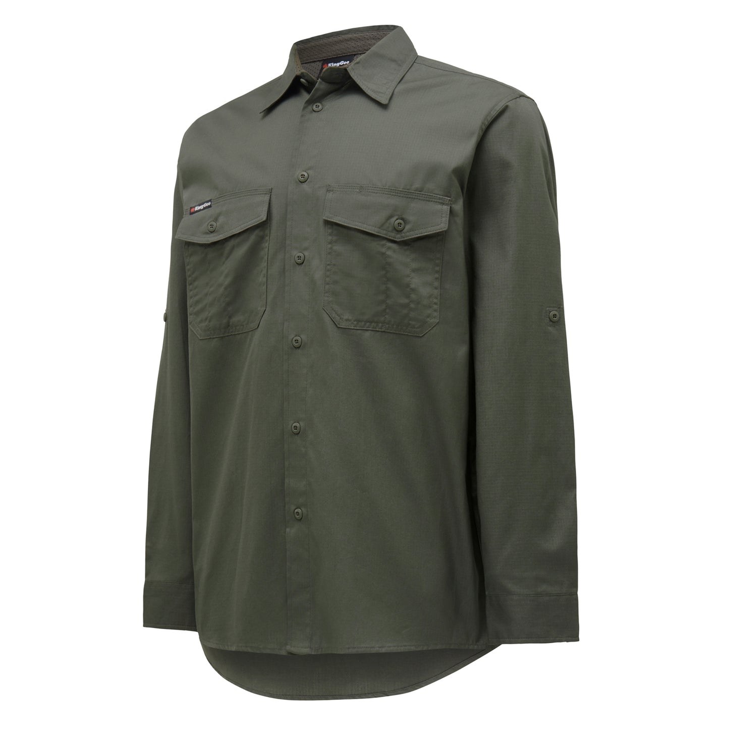 King Gee K14820 Workcool 2 Lightweight Ripstop Long Sleeve Work Shirt