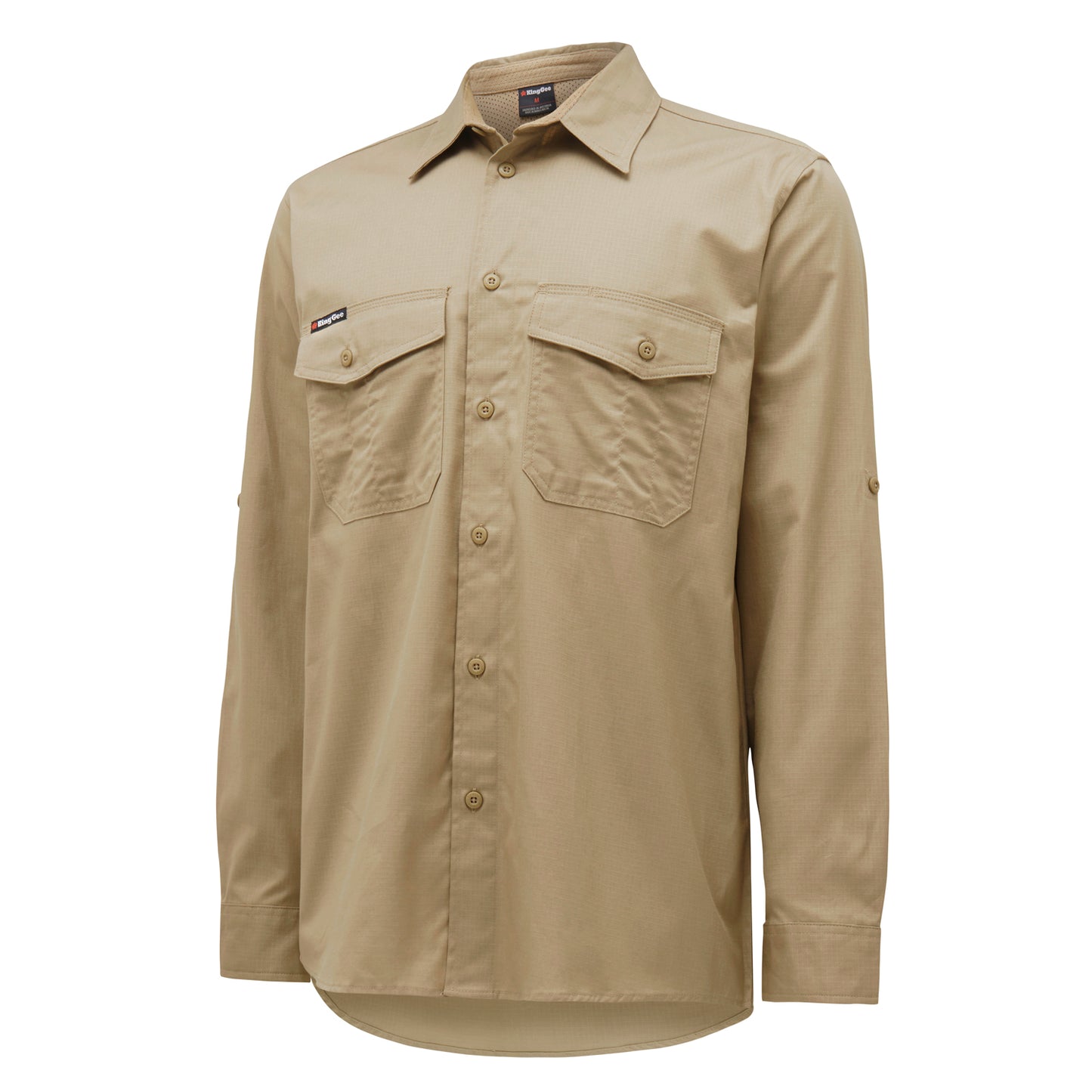 King Gee K14820 Workcool 2 Lightweight Ripstop Long Sleeve Work Shirt