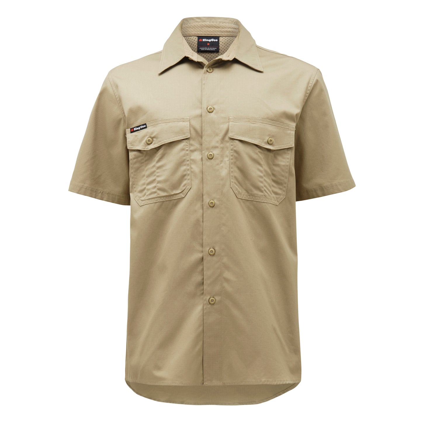 King Gee K14825 Workcool 2 Lightweight Ripstop Short Sleeve Work Shirt