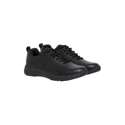King Gee K22245 Superlite Leather Lace Up Work Shoes - Black