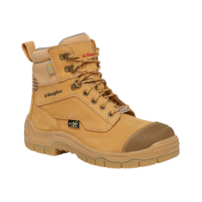 King Gee K27872 Phoenix Metguard Composite Toe Safety Work Boots 6" - Wheat