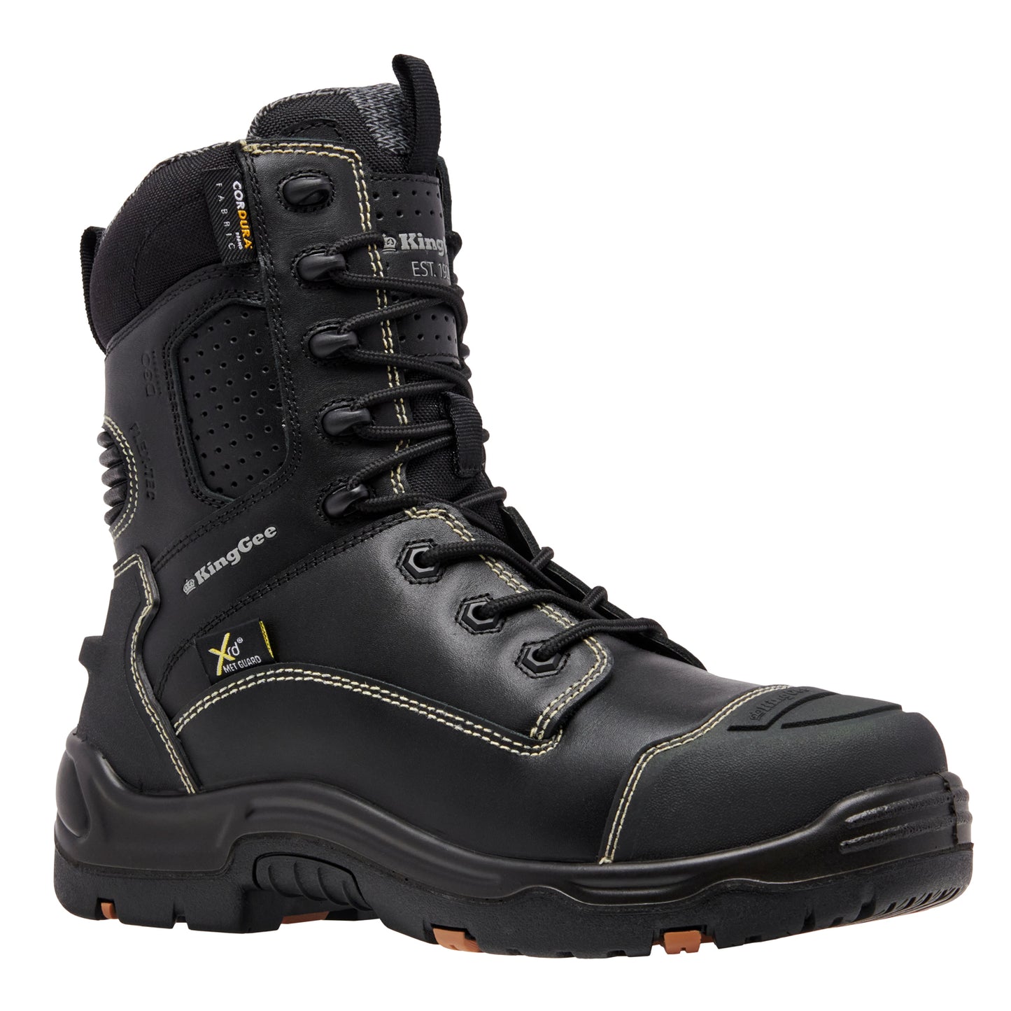 King Gee K27996 ONYX 8Z Metguard Puncture-Resistant Work Boot - Black