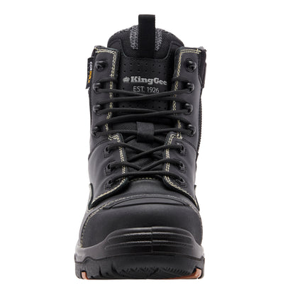 King Gee K27998 ONYX 6Z Puncture-Resistant Work Boot - Black