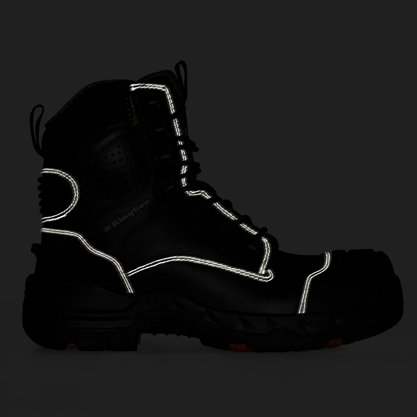 King Gee K28004 Women's ONYX 6CZ Composite Toe Work Boot - Black