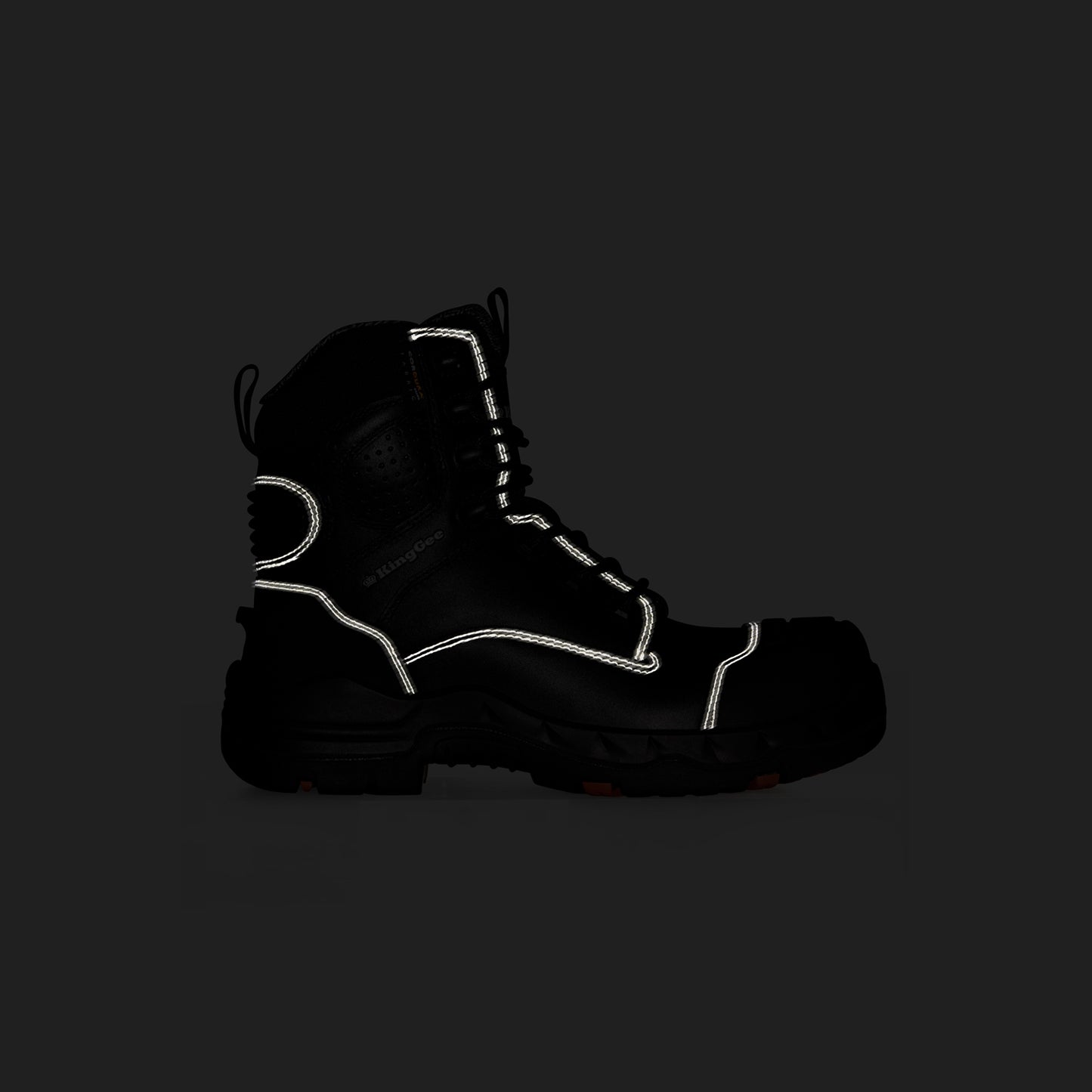 King Gee K28004 Women's ONYX 6CZ Composite Toe Work Boot - Black