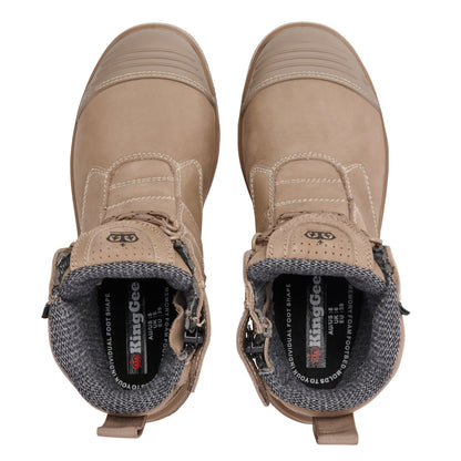 King Gee K28013 Women's BENNU PRO 6 Work Boot - Stone