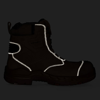 King Gee K28013 Women's BENNU PRO 6 Work Boot - Stone