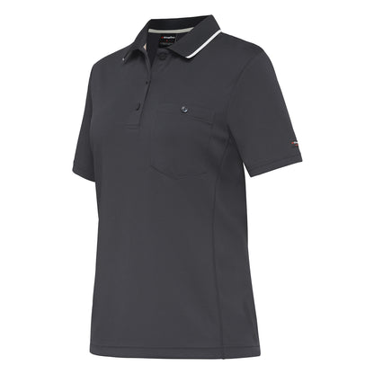 King Gee K44740 Women's Workcool Hyperfreeze Short Sleeve Polo Shirt