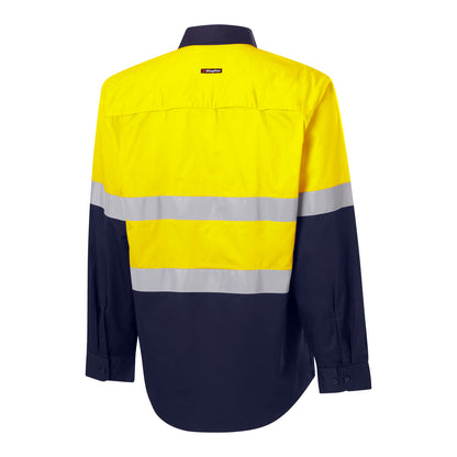 King Gee K54007 Originals Closed Front  Vented Drill Shirt Tape