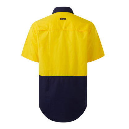 King Gee K54008 Workcool Vented Spliced Short Sleeve Shirt