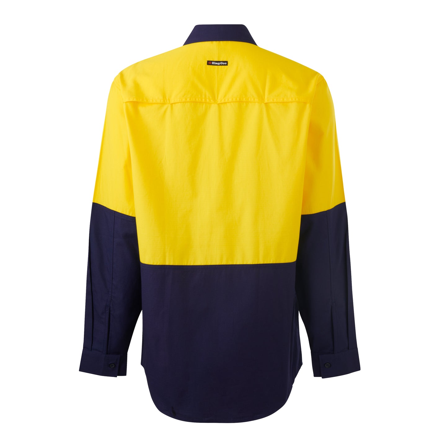 King Gee K54011 Workcool Vented Closed Front Spliced Shirt