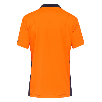 King Gee K54205 Workcool Hyperfreeze Hi-Vis Two Tone Short Sleeve Polo Shirt