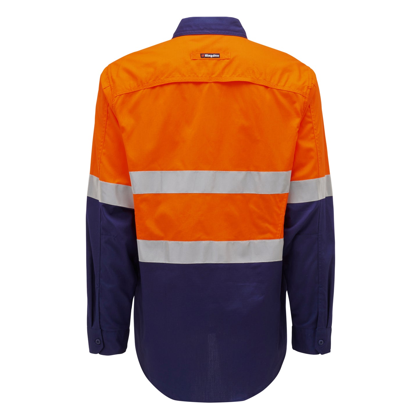 King Gee K54880 Workcool 2 Hi-Vis Reflective Two Tone Long Sleeve Work Shirt