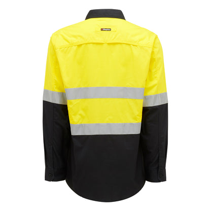 King Gee K54880 Workcool 2 Hi-Vis Reflective Two Tone Long Sleeve Work Shirt
