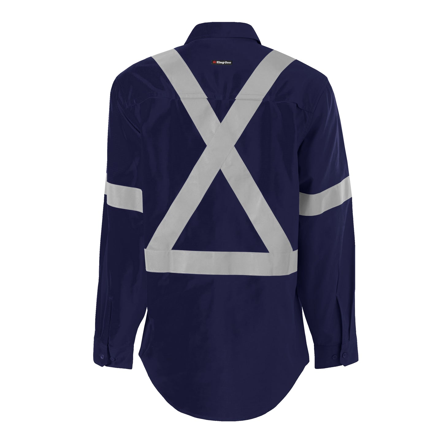 King Gee K54917 Workcool Vented X Back Shirt Long Sleeve