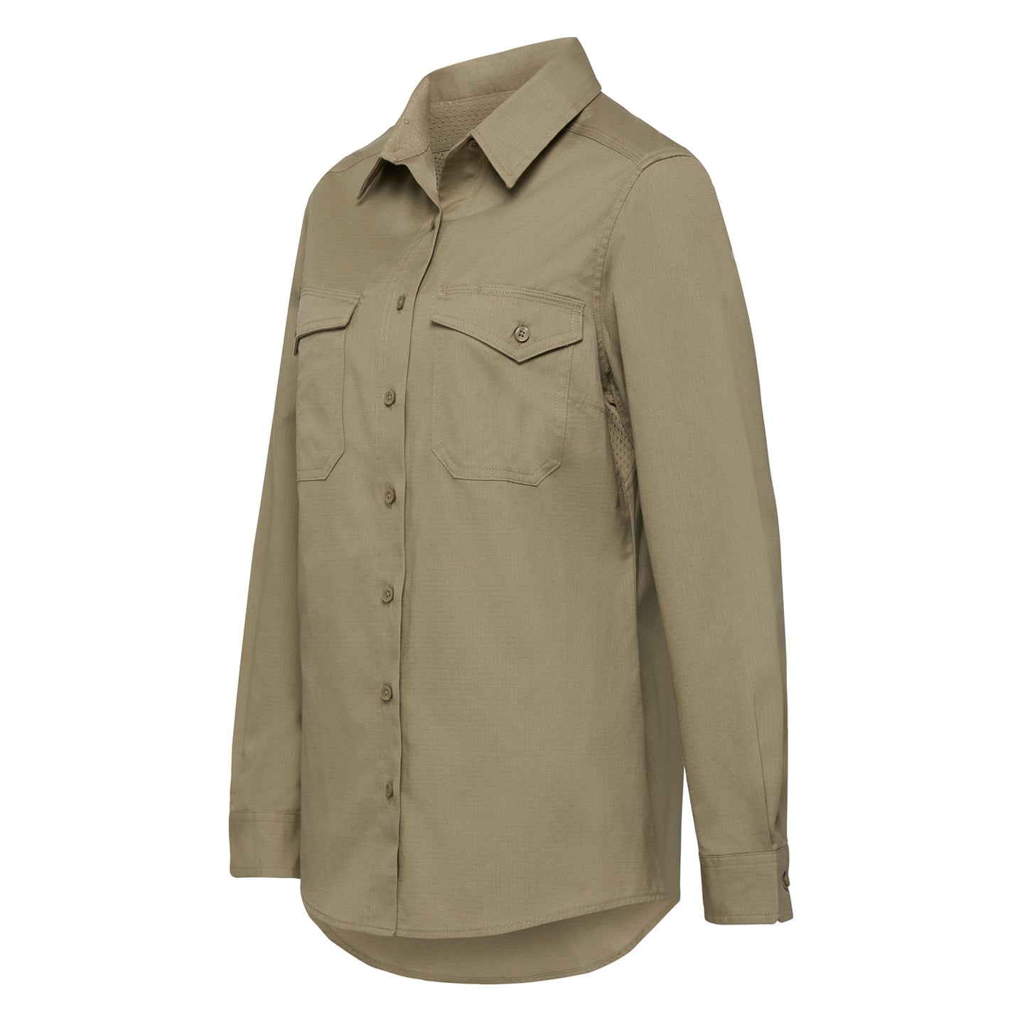 King Gee K69880 Women's Workcool 2 Long Sleeve Ripstop Work Shirt