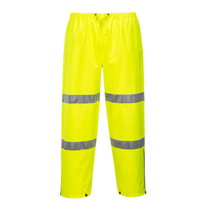 Portwest Huski Hi-Vis Rain Pants in Yellow