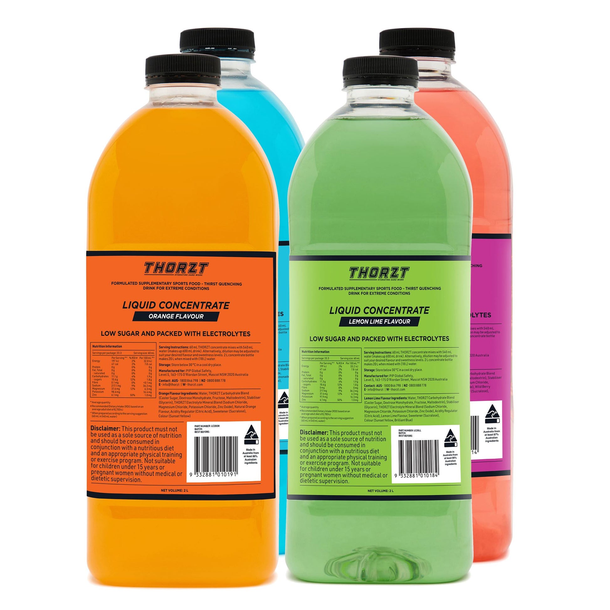 Thorzt Liquid Concentrates - Mixed Flavours