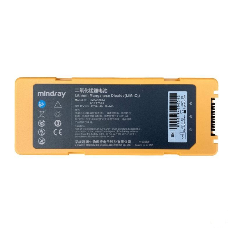 MINDRAY LM34S002A BeneHeart C Series Defibrillator Battery