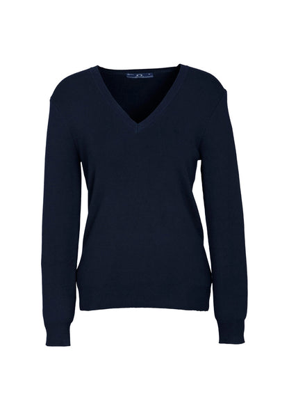 BizCollection LP3506 Womens V-Neck Knit Pullover