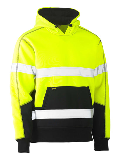BK6619T Taped Two Tone Fleece Hoodie Pullover
