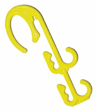 Max Global Products MS-LEADHOOK-Y Lead Hook, Yellow, Pack/20 Sign