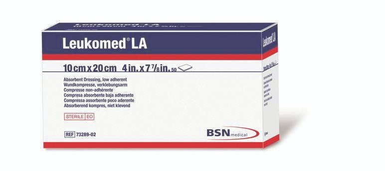 BSN MEDICAL B73289-02 Leukoplast Low Adherent Dressing 10cm x 20cm Box of 50