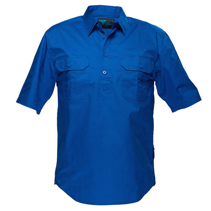 Portwest Adelaide Shirt, Short Sleeve, Light Weight in Cobalt Blue