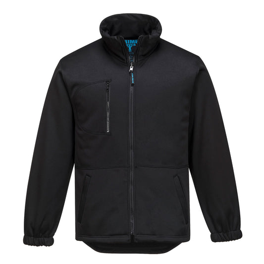 Portwest Water Repellent Polar Fleece Jumper in Black