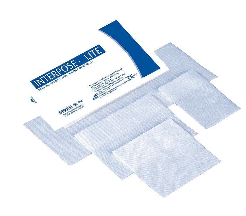 MULTIGATE MEDICAL MG30-501 Interpose Lite Non-Adherent Dressing 7.5cm x 5cm Box of 100