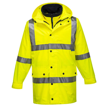 Portwest Argyle Hi-Vis 4-in-1 Jacket in Yellow