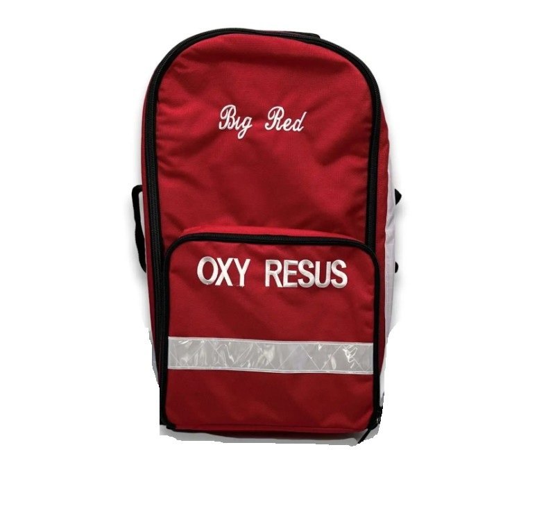 Max Global Products MM-OR-BPL Big Red Oxygen Resuscitation Backpack Large Bag Only