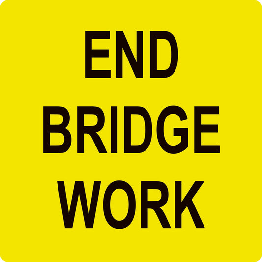 Max Global Products MM607 End Bridge Work, Multi Message Sign