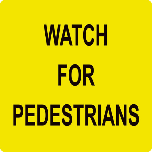 Max Global Products MM609 Watch For Pedestrians, Multi Message Sign