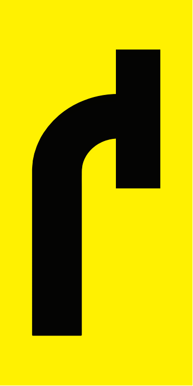 Max Global Products MM804 Lane Status (Right Turn Lane Closed), Multi Message , Class 1 Refl. Sign