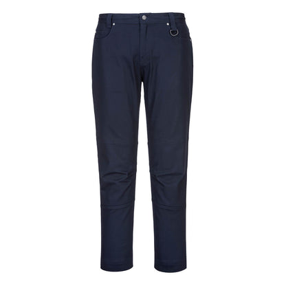 Portwest KX3 Stretch Slim Fit Work Pants in Dark Navy