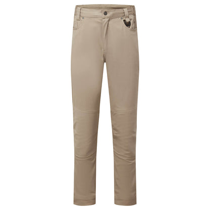 Portwest KX3 Stretch Slim Fit Work Pants in Sand