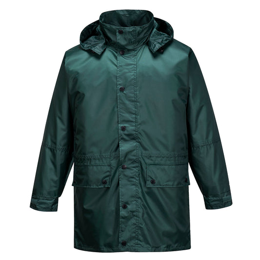 Portwest Carey Rain Jacket in Bottle Green