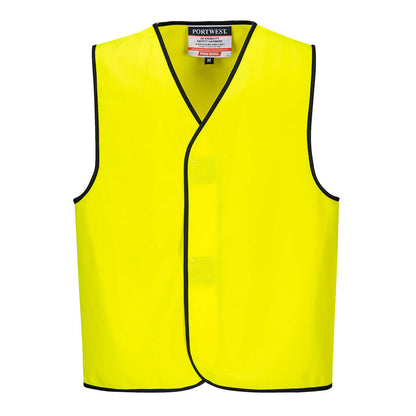 Portwest Hi-Vis Class D Vest in Yellow