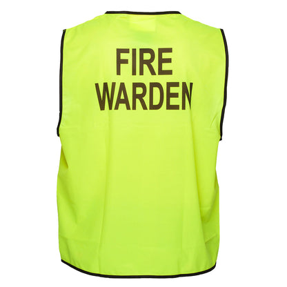 Portwest Hi-Vis Class D Fire Warden Vest in Yellow