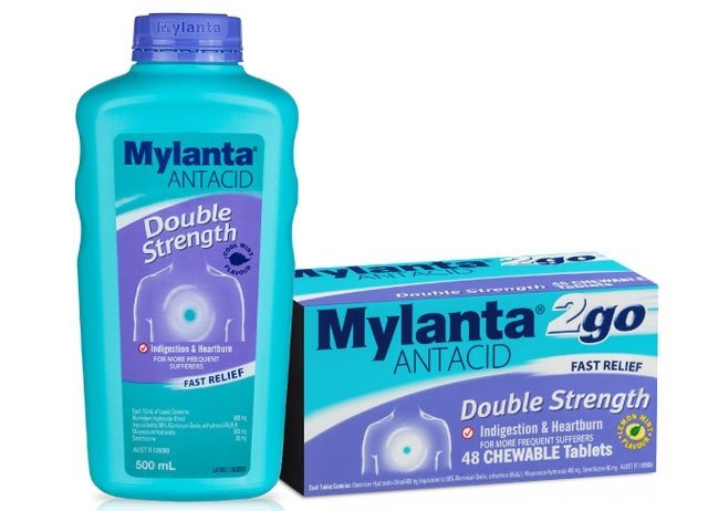 JOHNSON & JOHNSON J4311003701 Mylanta 2 Go Double Strength Chew Tabs 24