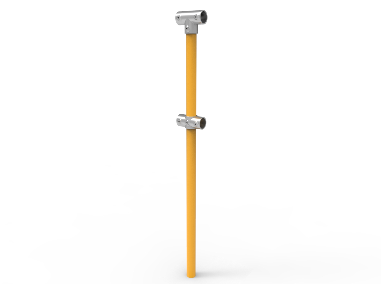 NoWeld Through Post Below Ground