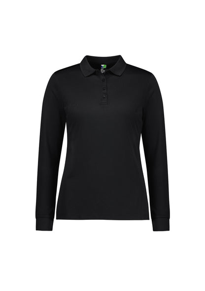 BizCollection P206LL Womens Action Long Sleeve Polo product front