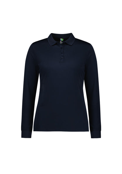 BizCollection P206LL Womens Action Long Sleeve Polo product front