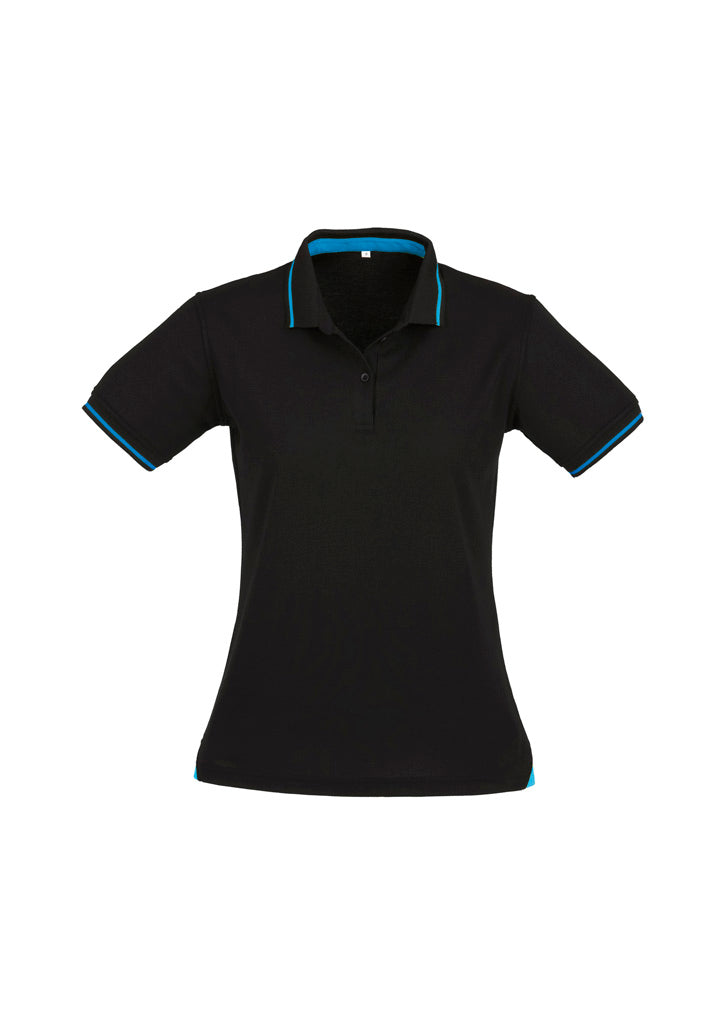 BizCollection P226LS Womens Jet Short Sleeve Polo