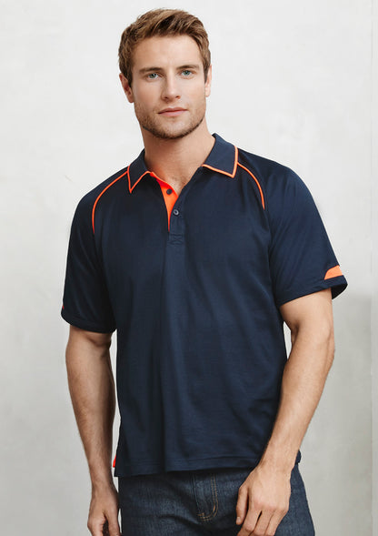 BizCollection P29012 Mens Fusion Short Sleeve Polo