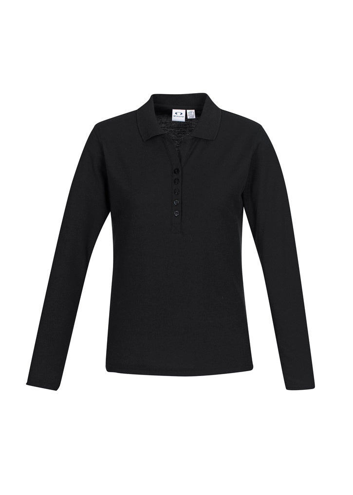 BizCollection P400LL Womens Crew Long Sleeve Polo