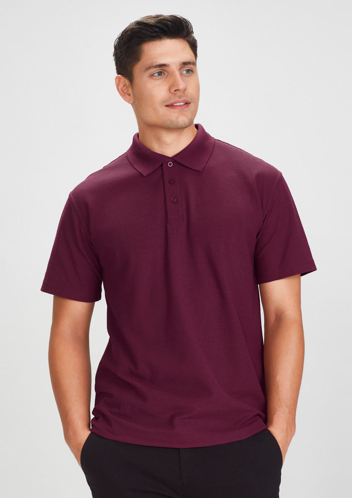 BizCollection P400MS Mens Crew Short Sleeve Polo