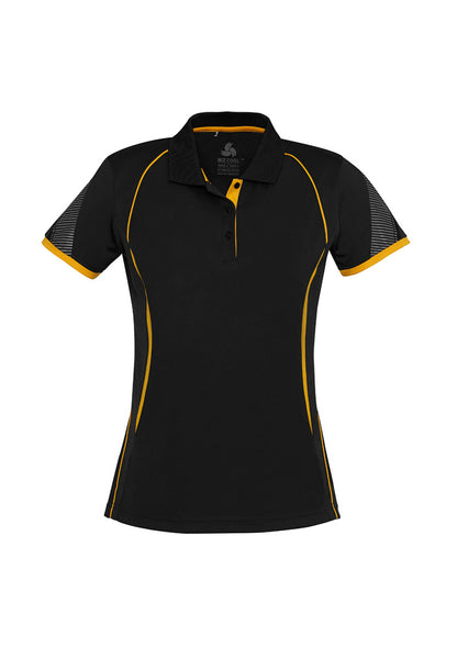 BizCollection P405LS Womens Razor Short Sleeve Polo